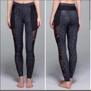Just breathe cheetah lululemon yoga pants